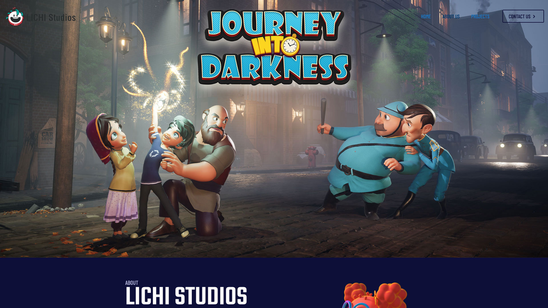 Journey Into Darkness Animation Website